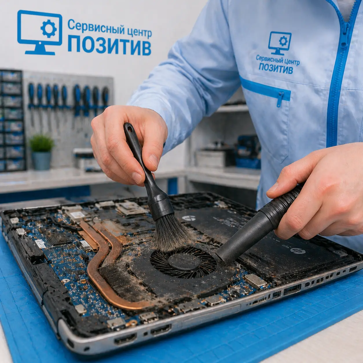 чистка ноутбука HP в Батайске