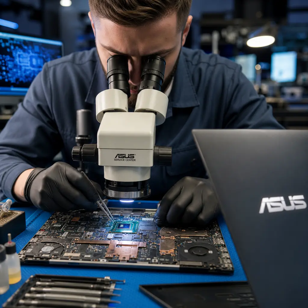 Замена видеокарты ноутбука Asus в Батайске