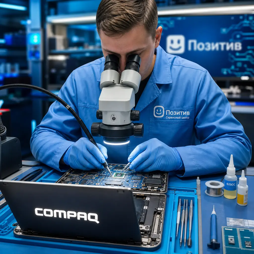 Замена видеокарты ноутбука Compaq в Батайске