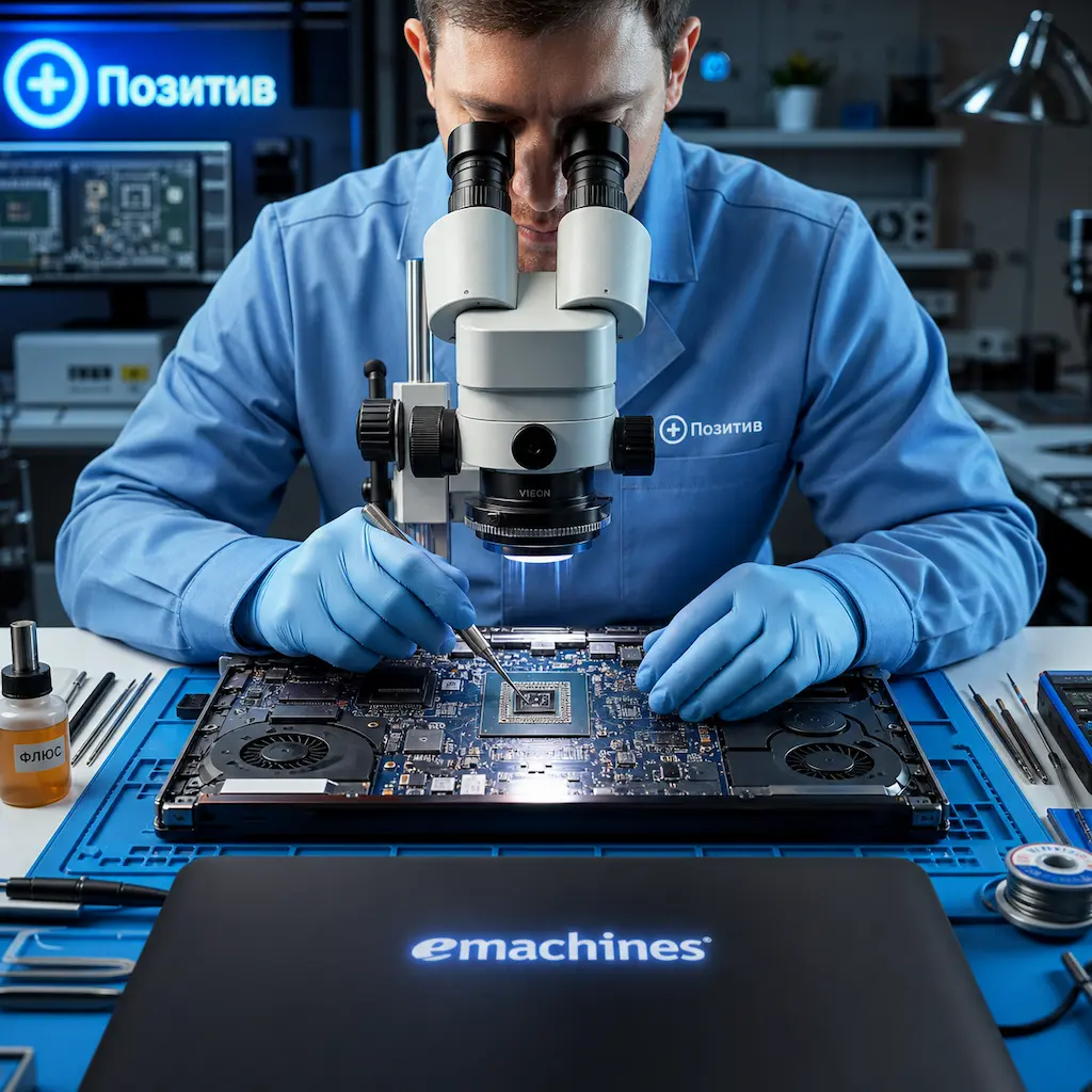 Замена видеокарты ноутбука Emachines в Батайске