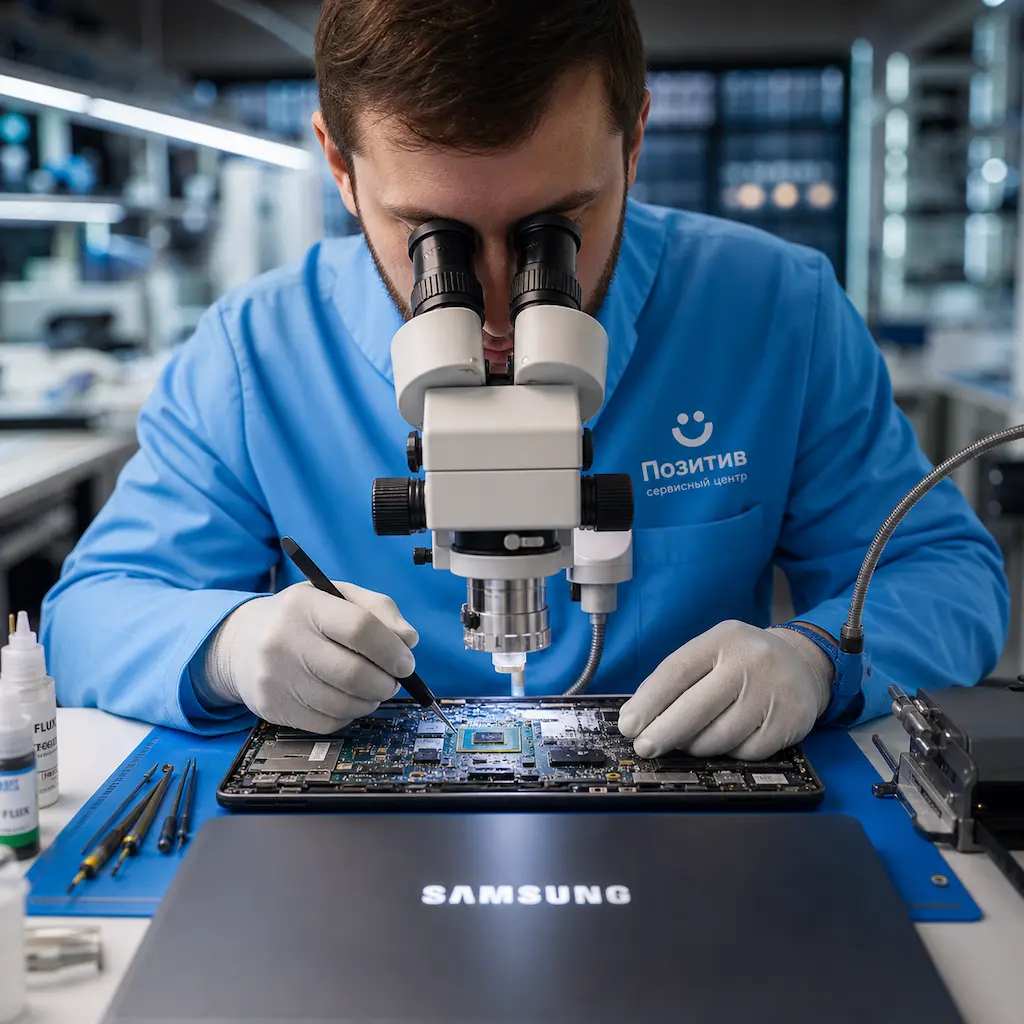 Замена видеокарты ноутбука Samsung в Батайске