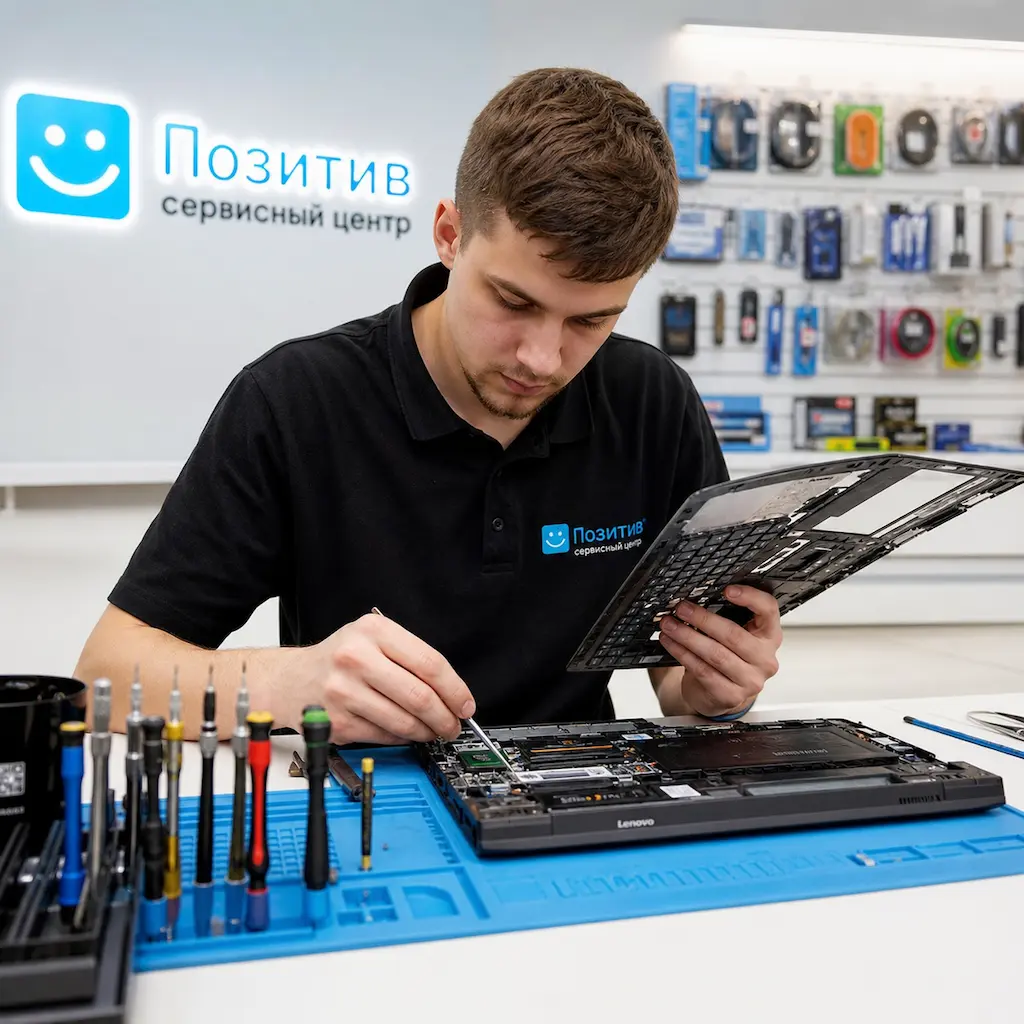 заменить клавиатуру на ноутбуке Lenovo в Батайске