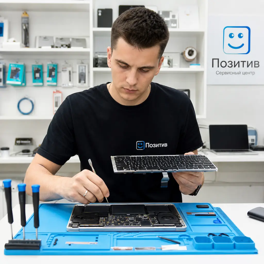 заменить клавиатуру на Apple Macbook в Батайске