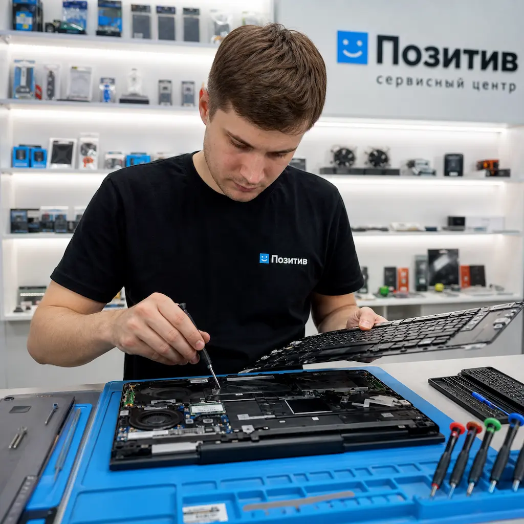 заменить клавиатуру на ноутбуке Samsung в Батайске
