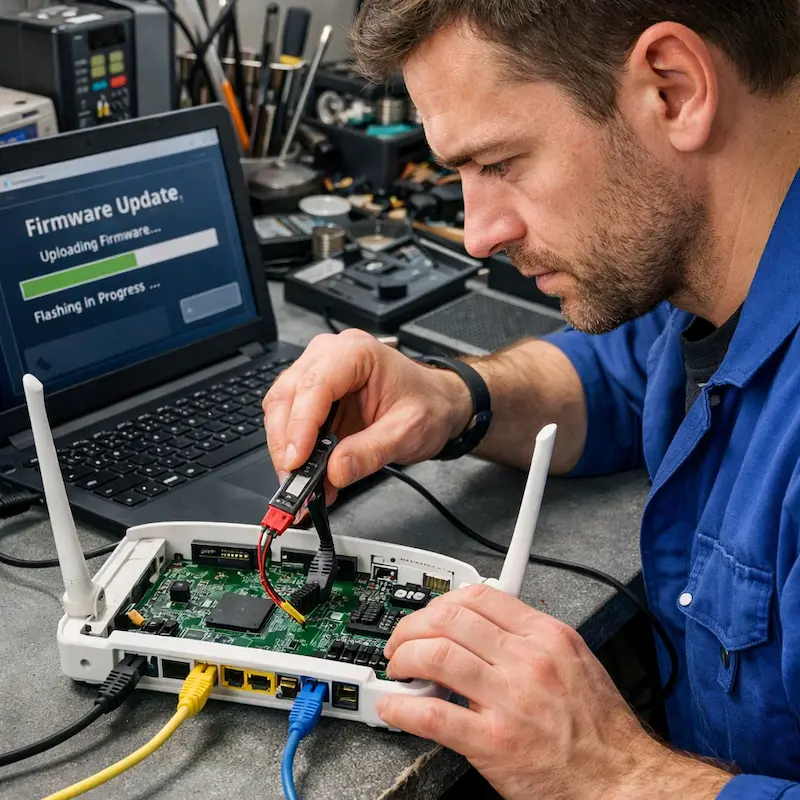 Обновление прошивки роутера в Батайске