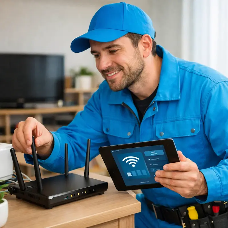 Настройка Wi-Fi для квартиры, дома и офиса в Батайске