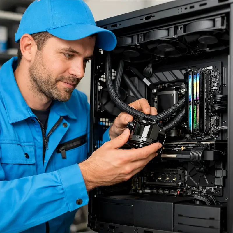 Установка СЖО на ПК в Батайске