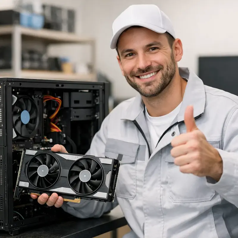 установка видеокарты на ПК в Батайске